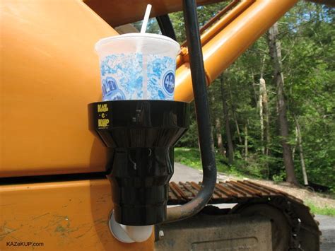 skid steer cup holder|magnetic cup holder for tractor.